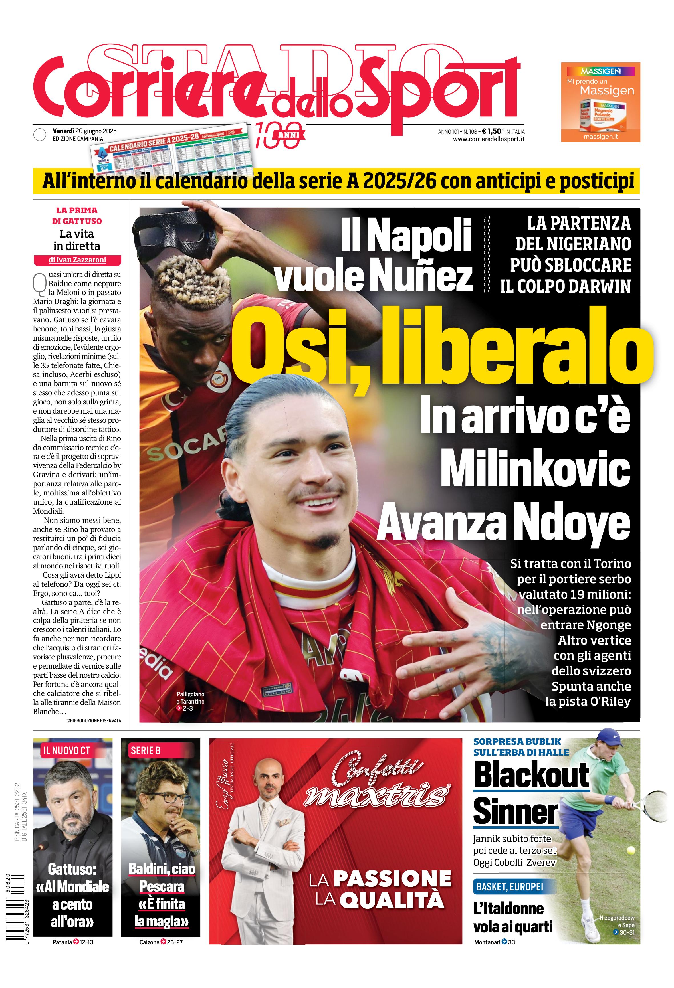 0823 Corriere dello Sport - Campania - 30 Giorni