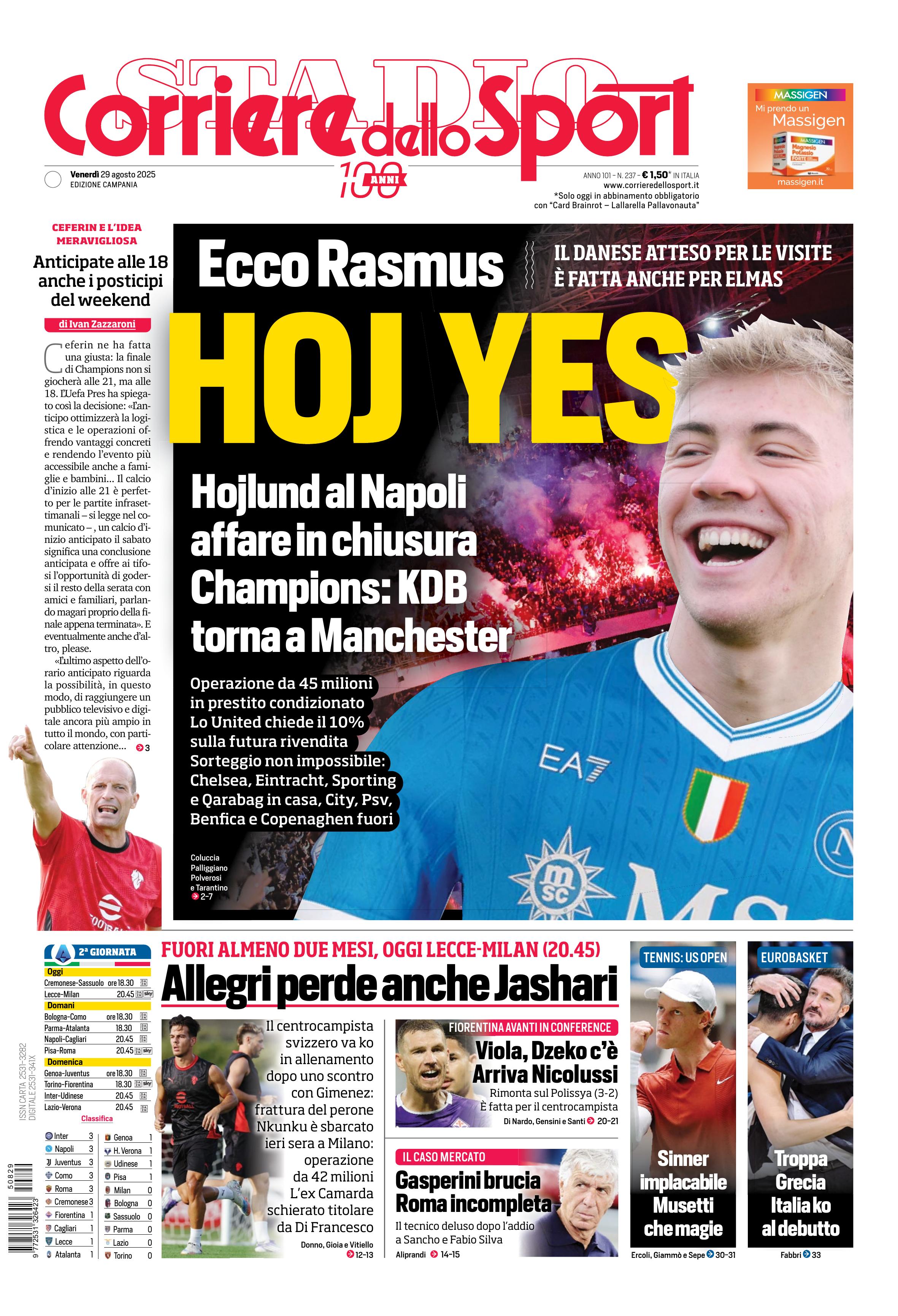 0823 Corriere dello Sport - Campania - 30 Giorni
