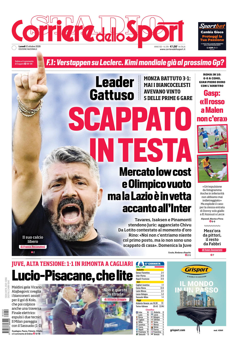 Corriere dello Sport - Nazionale - 30 Giorni