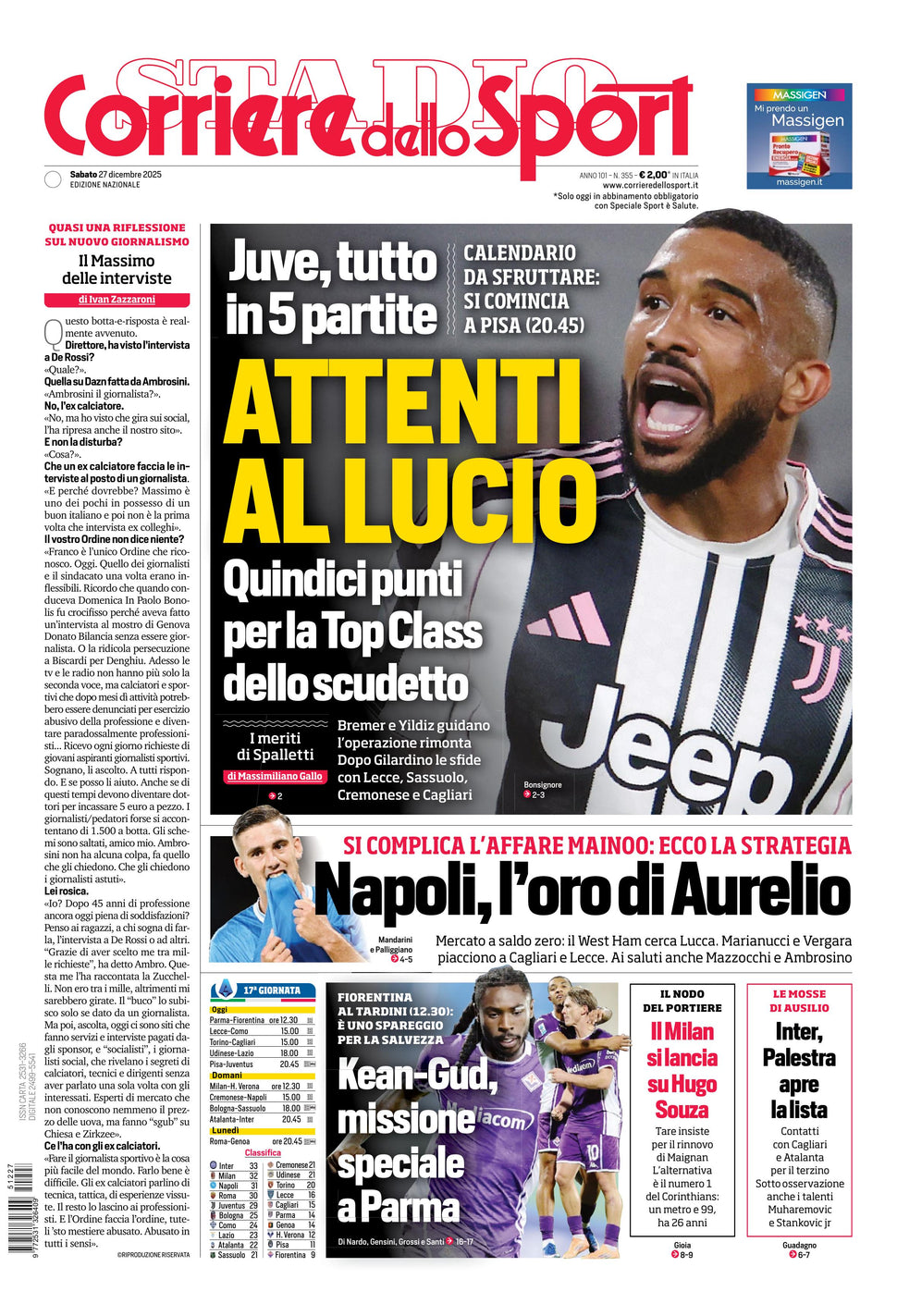 Corriere dello Sport - Nazionale - 30 Giorni