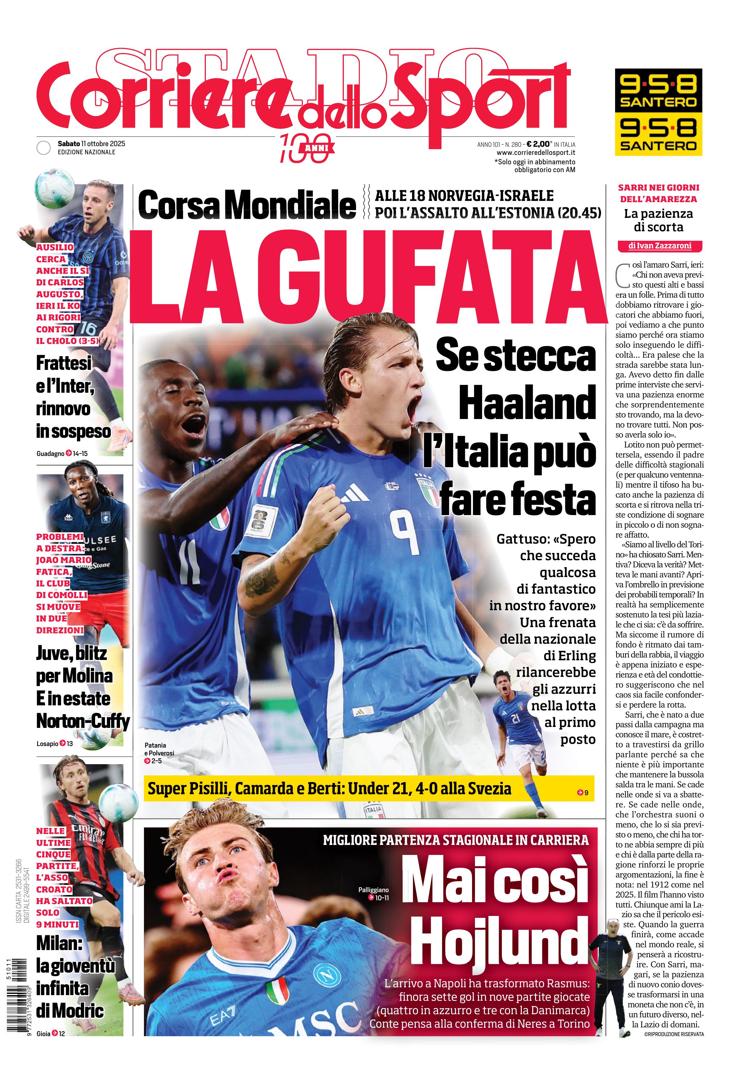 0823 Corriere dello Sport - Nazionale - 7 Giorni