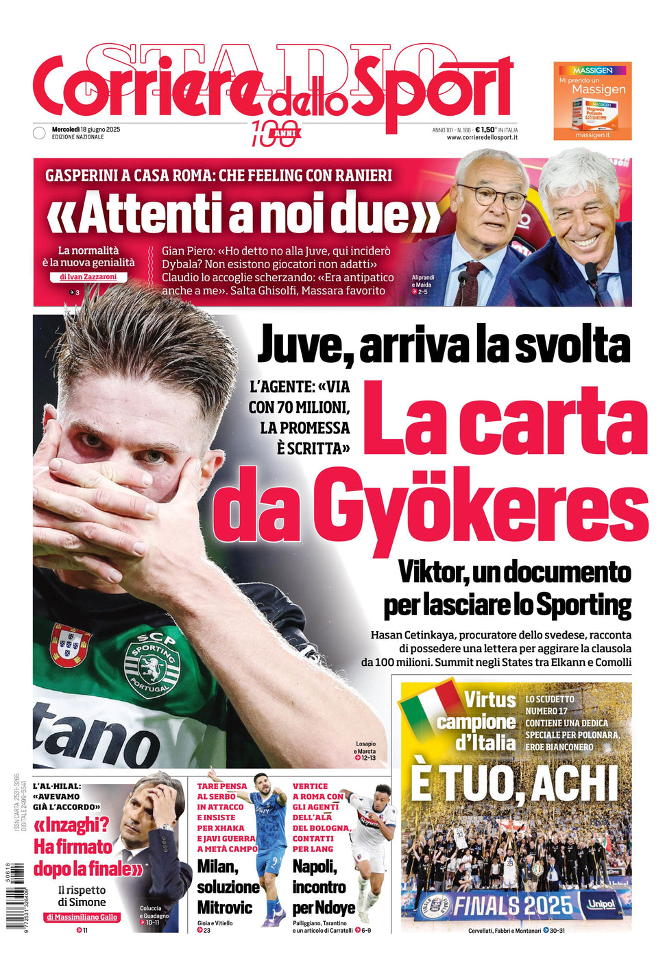 Corriere dello Sport - Nazionale - 30 Giorni