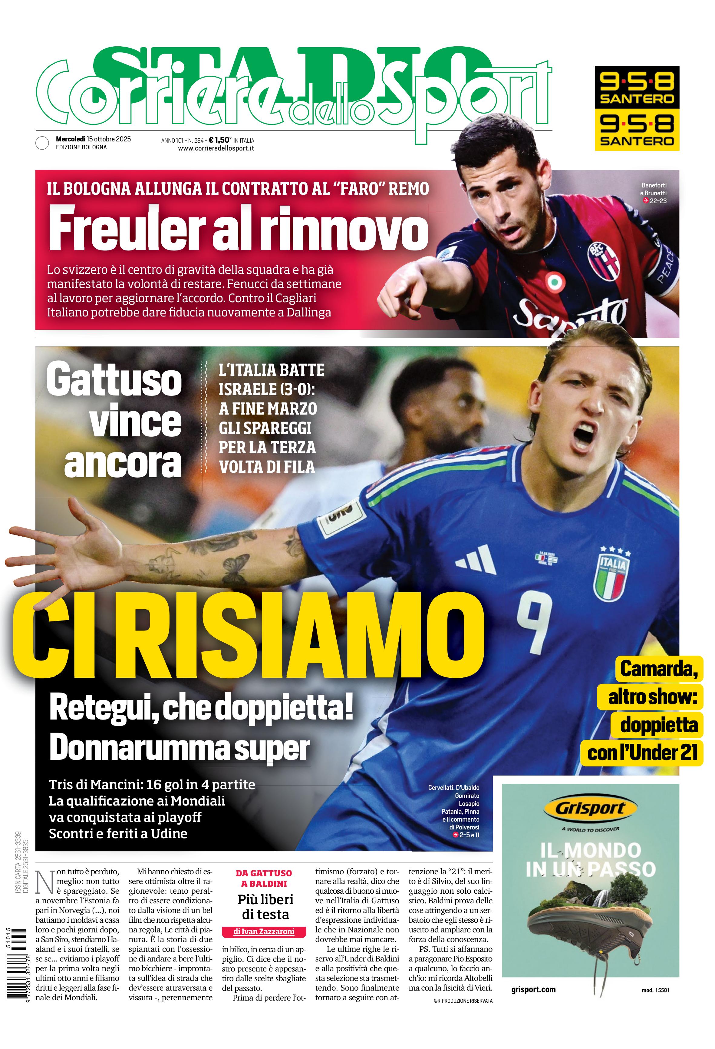 0823 Corriere dello Sport - Bologna - 30 Giorni