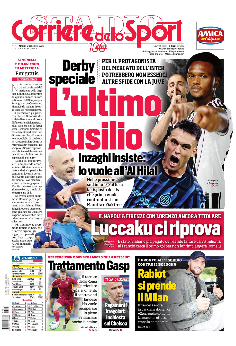 Corriere dello Sport - Nazionale - 30 Giorni