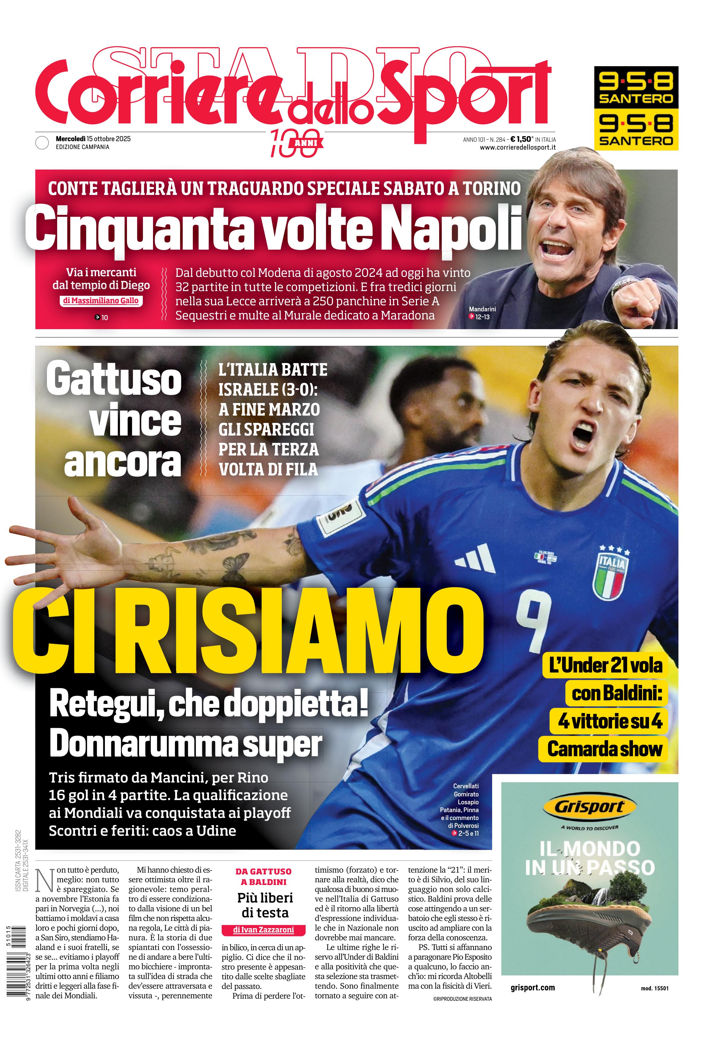 0823 Corriere dello Sport - Campania - 30 Giorni