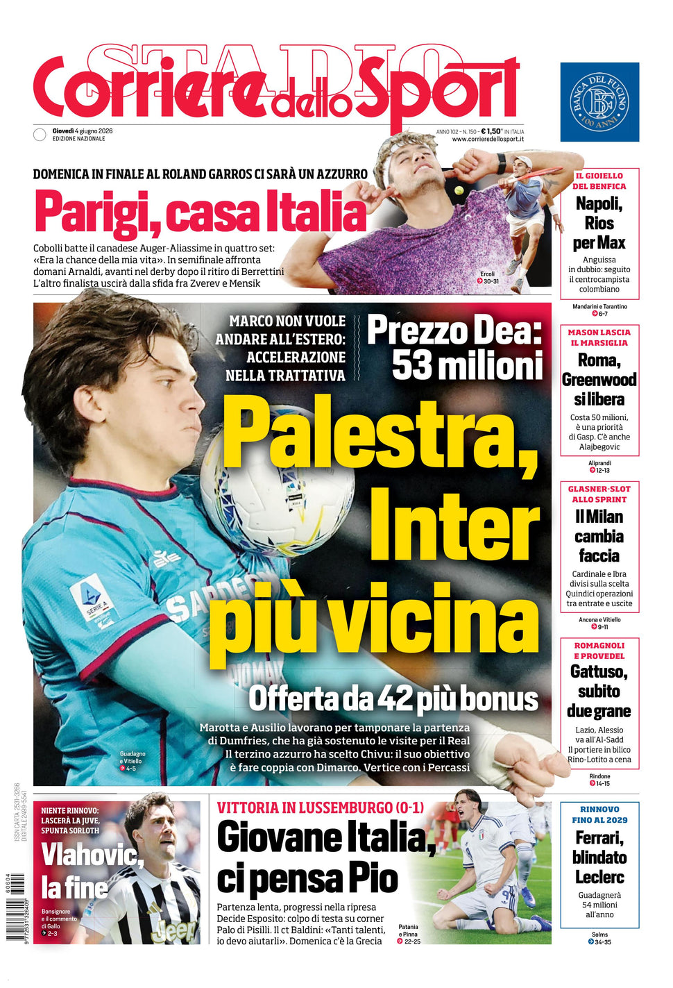Corriere dello Sport - Nazionale - 30 Giorni