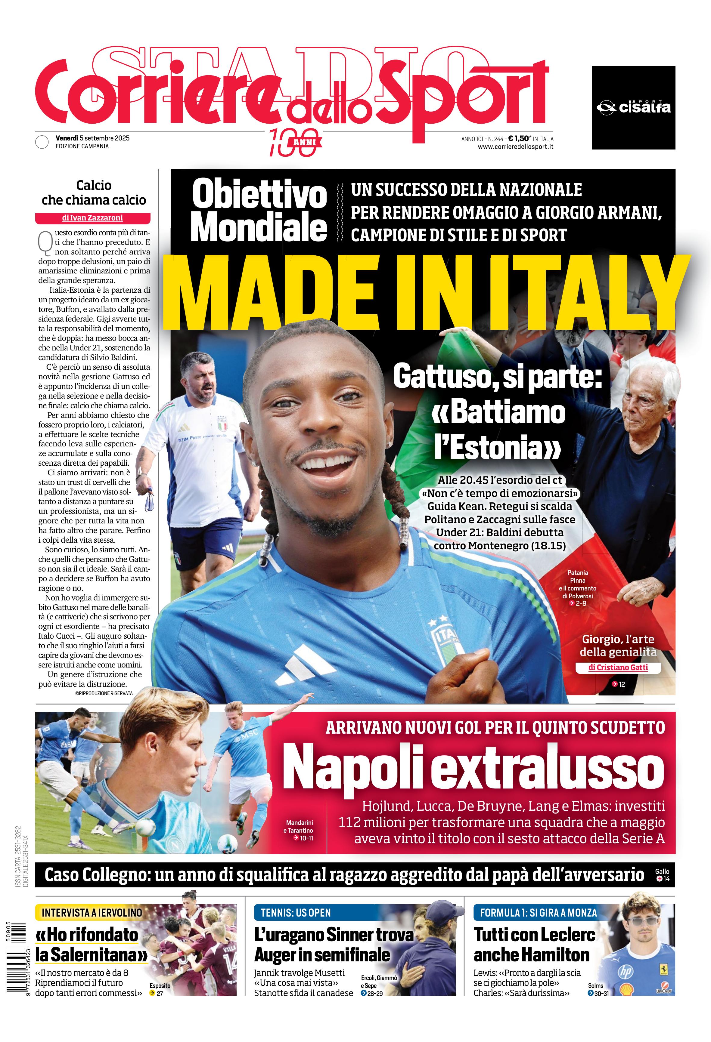 0823 Corriere dello Sport - Campania - 30 Giorni