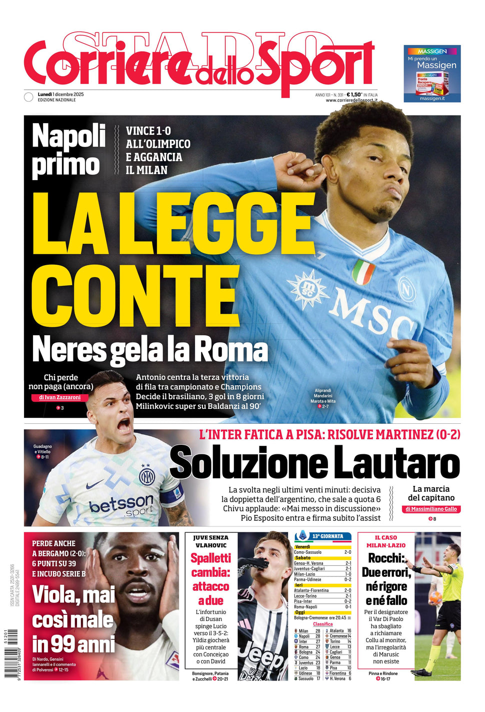 Corriere dello Sport - Nazionale - 30 Giorni