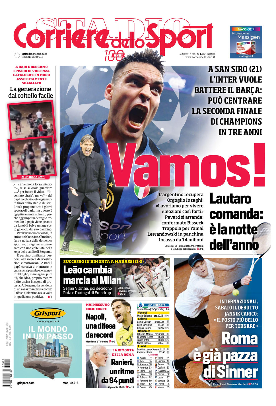Corriere dello Sport - Nazionale - 30 Giorni