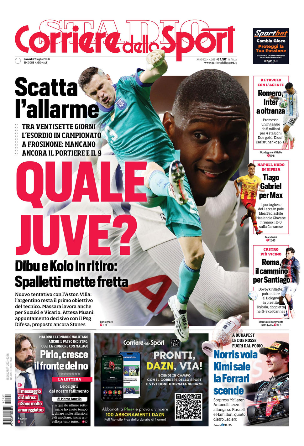 Corriere dello Sport - Nazionale - 30 Giorni