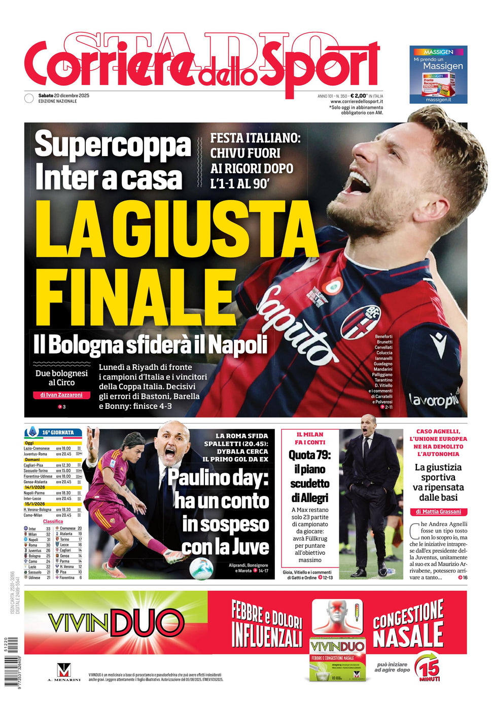 Corriere dello Sport - Nazionale - 30 Giorni