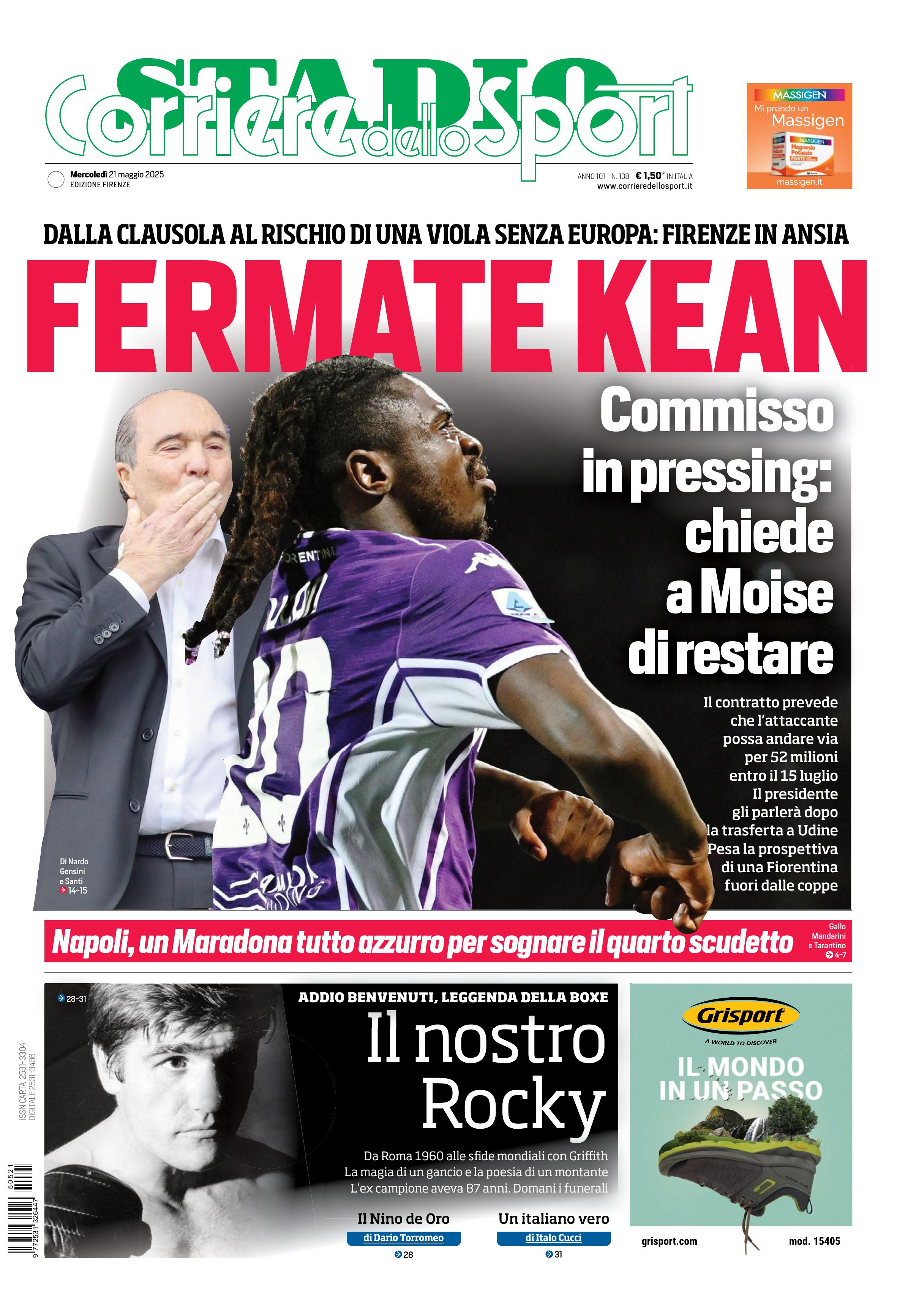 0823 Corriere dello Sport - Firenze - 30 Giorni