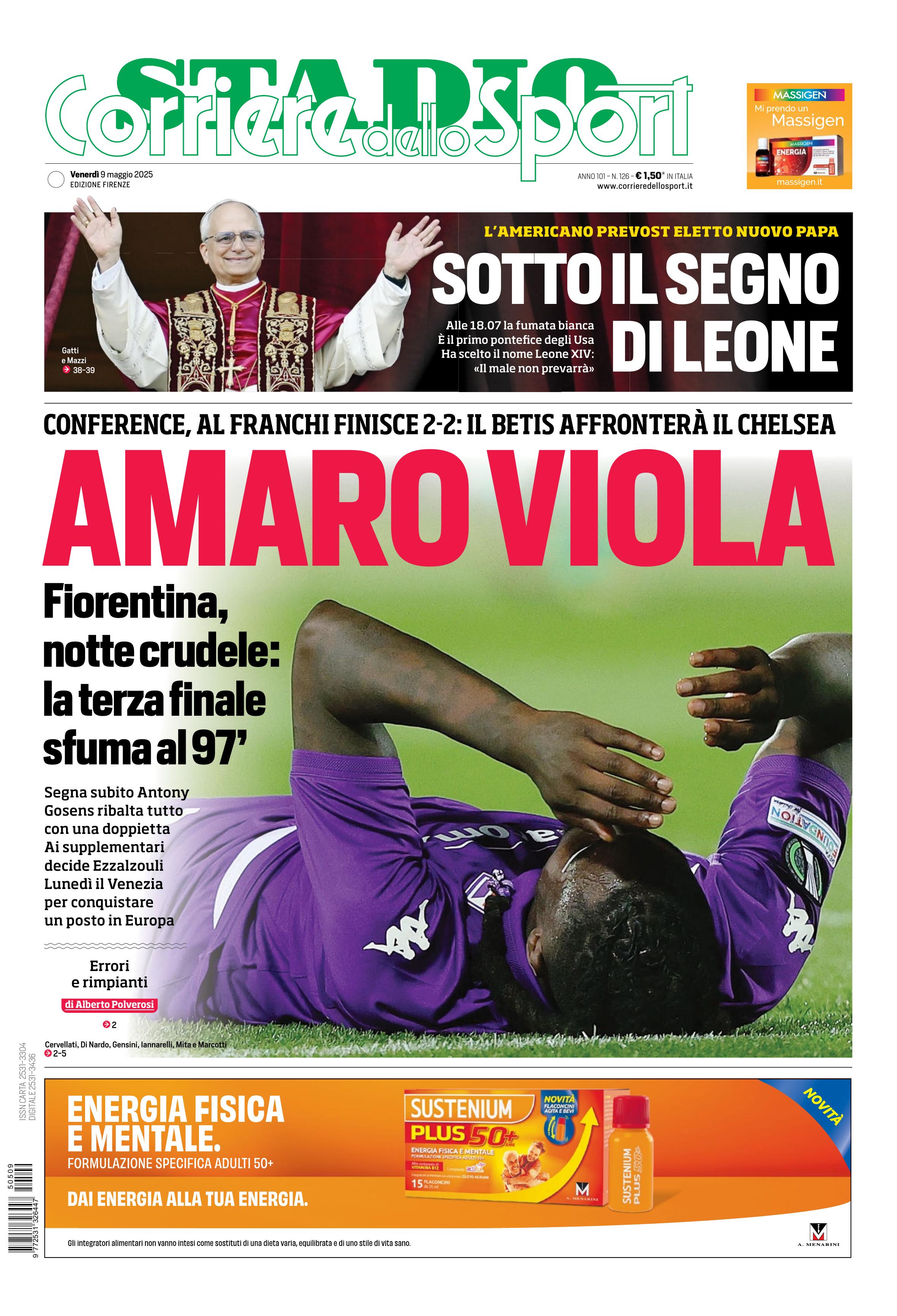 0823 Corriere dello Sport - Firenze - 30 Giorni