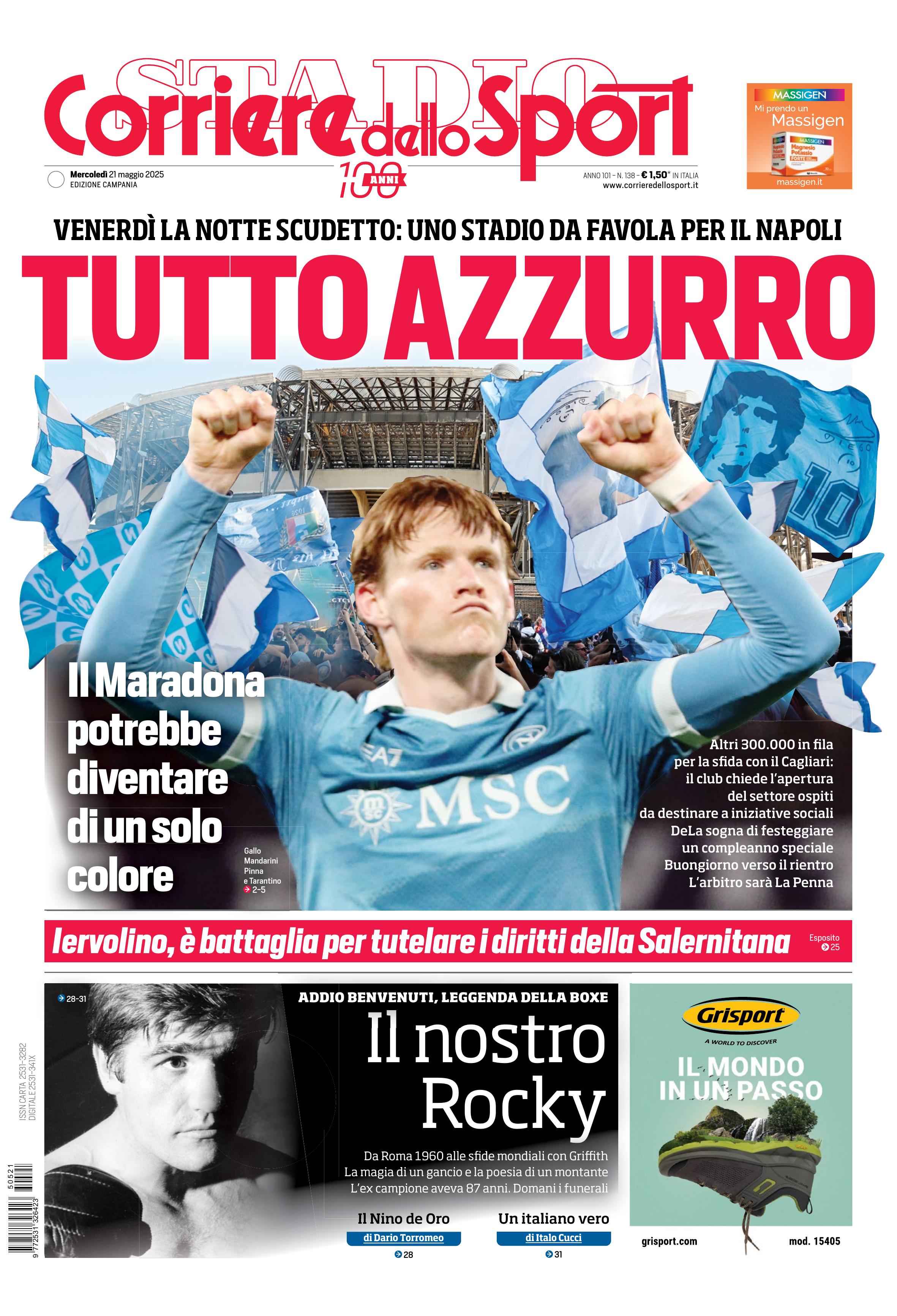 0823 Corriere dello Sport - Campania - 30 Giorni