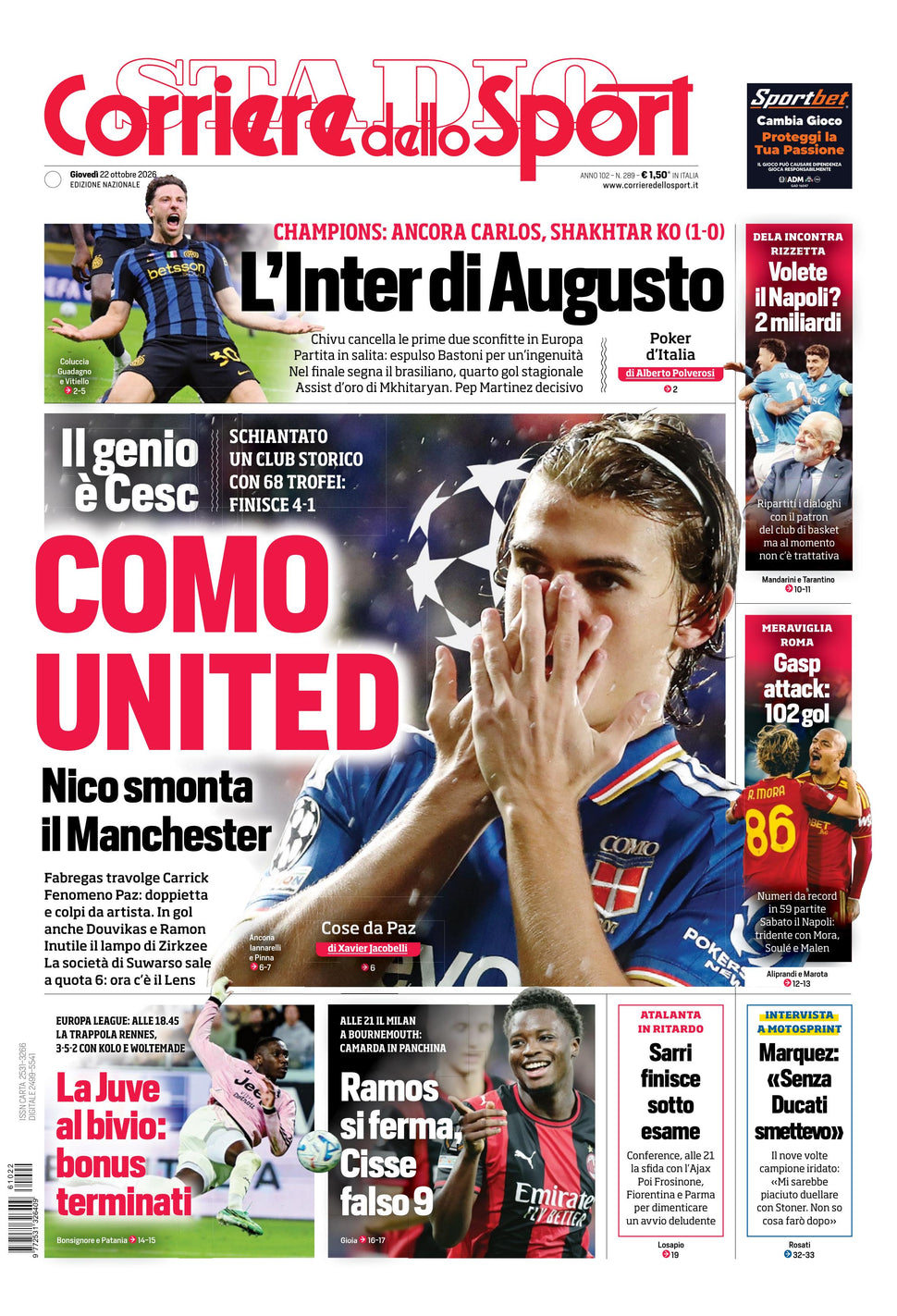 Corriere dello Sport - Nazionale - 30 Giorni