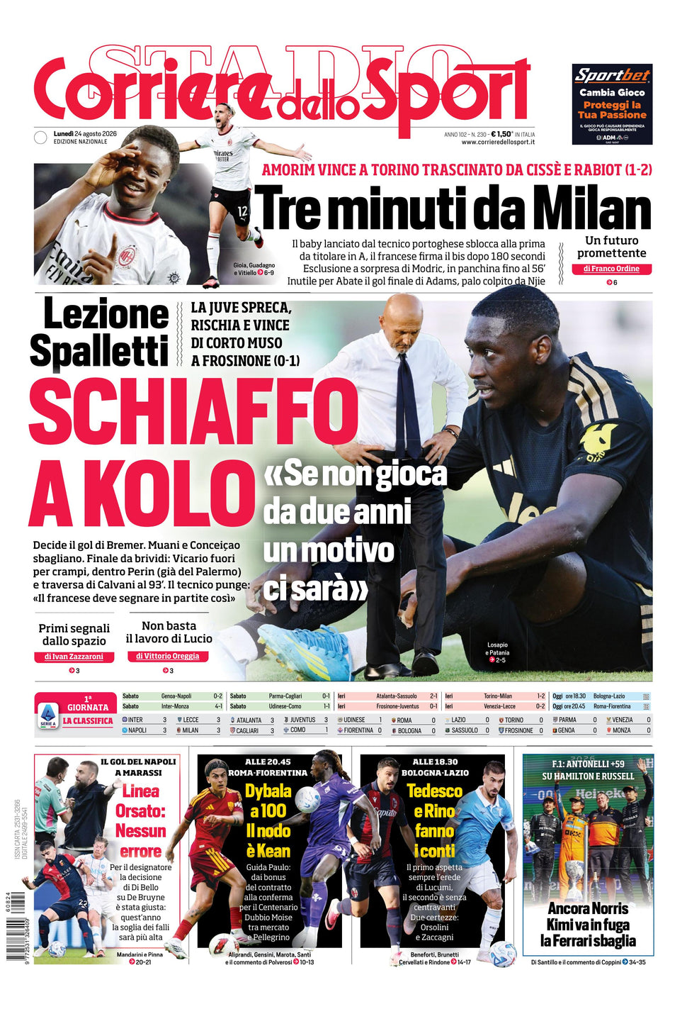 Corriere dello Sport - Nazionale - 30 Giorni