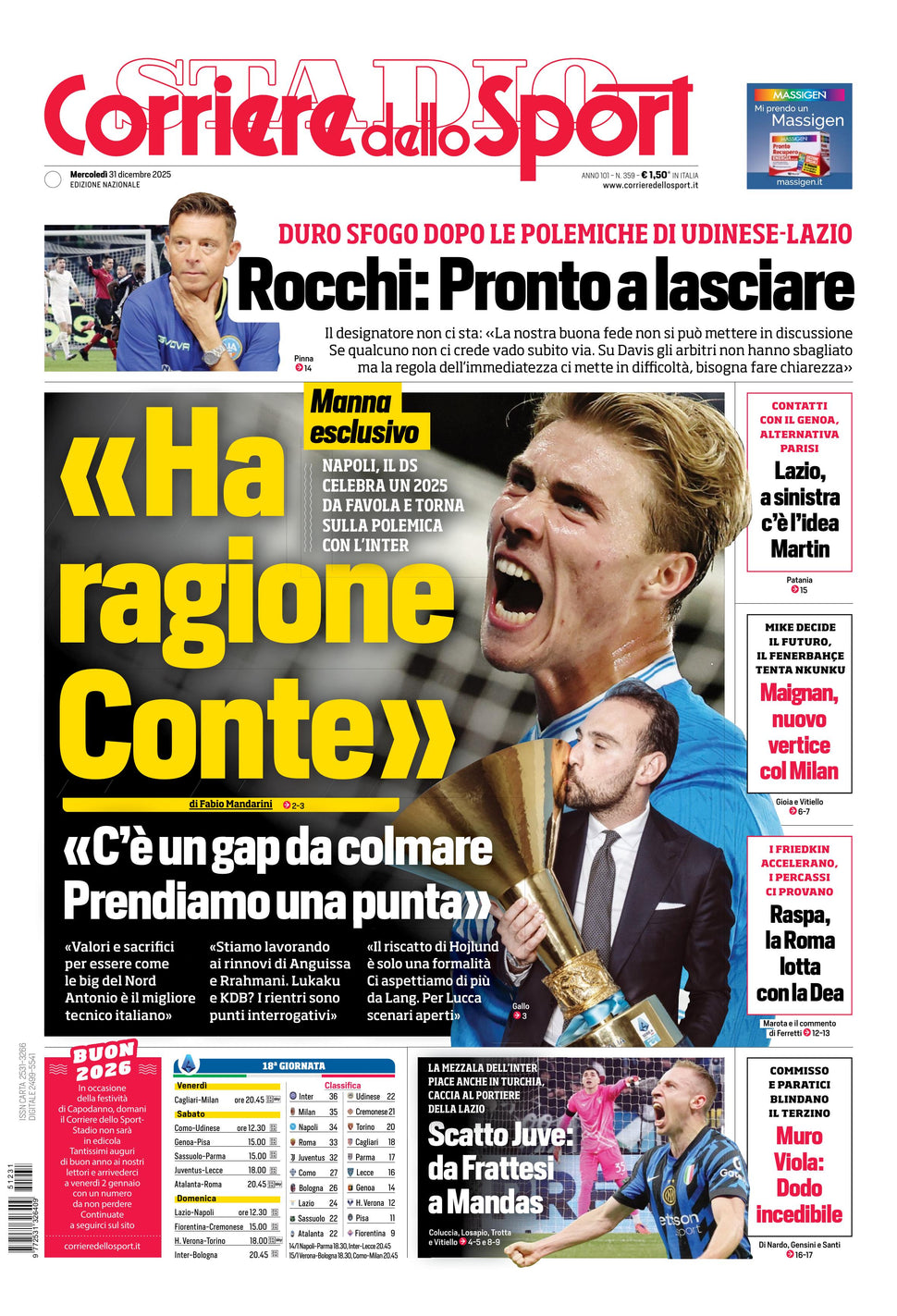 Corriere dello Sport - Nazionale - 30 Giorni
