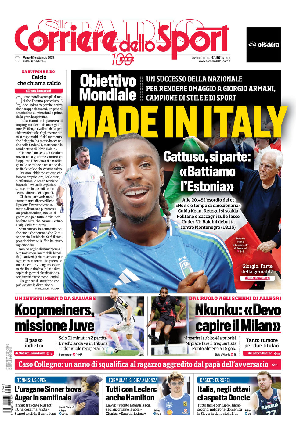 Corriere dello Sport - Nazionale - 30 Giorni