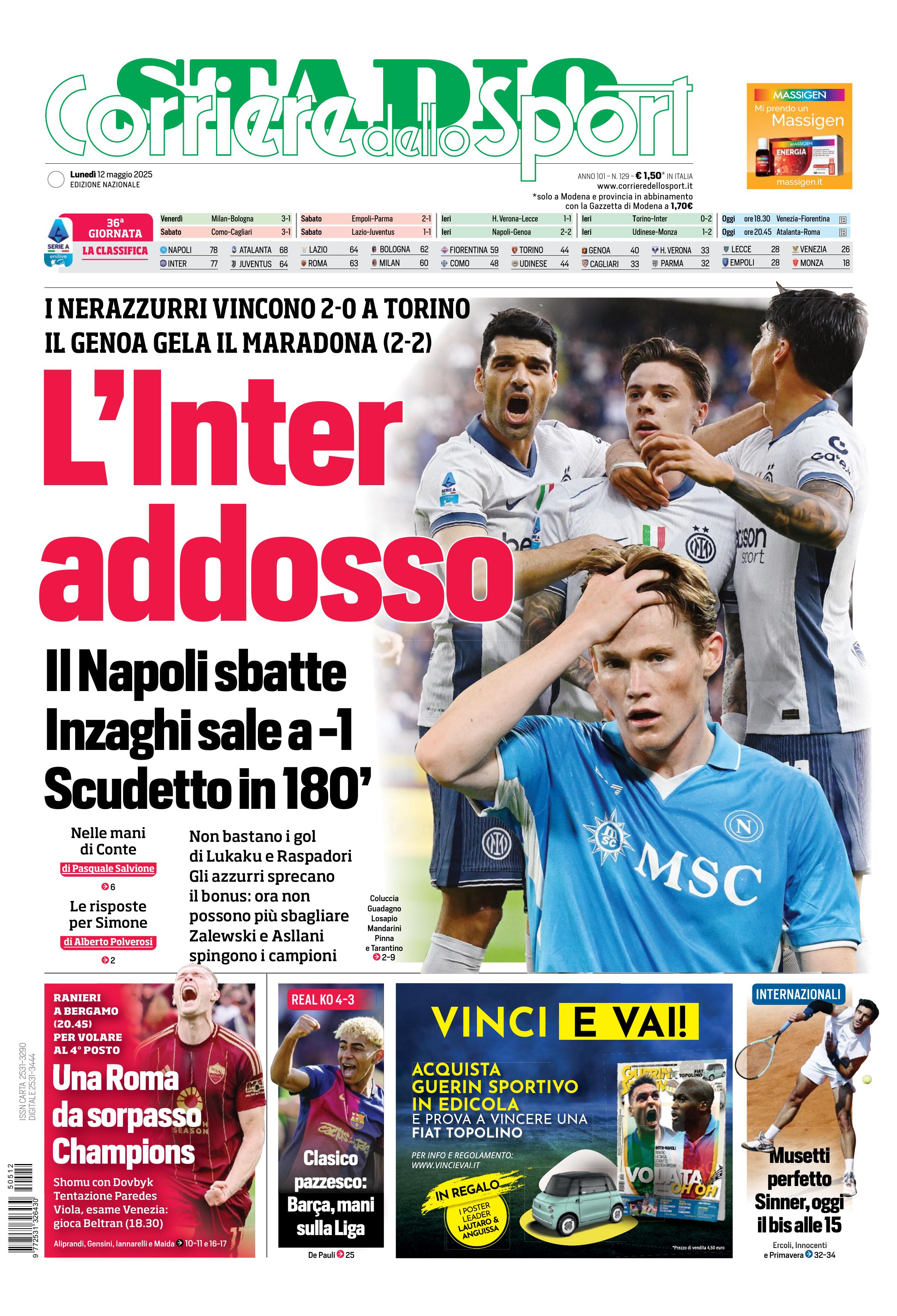 0823 Corriere dello Sport - Stadio - 30 Giorni