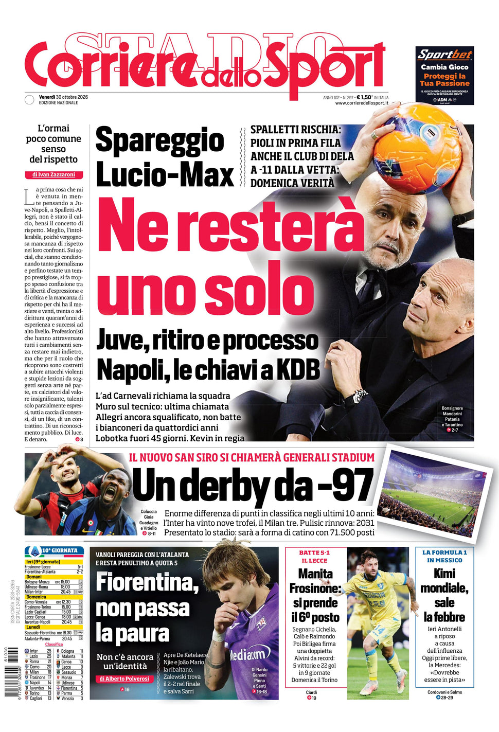 Corriere dello Sport - Nazionale - 30 Giorni