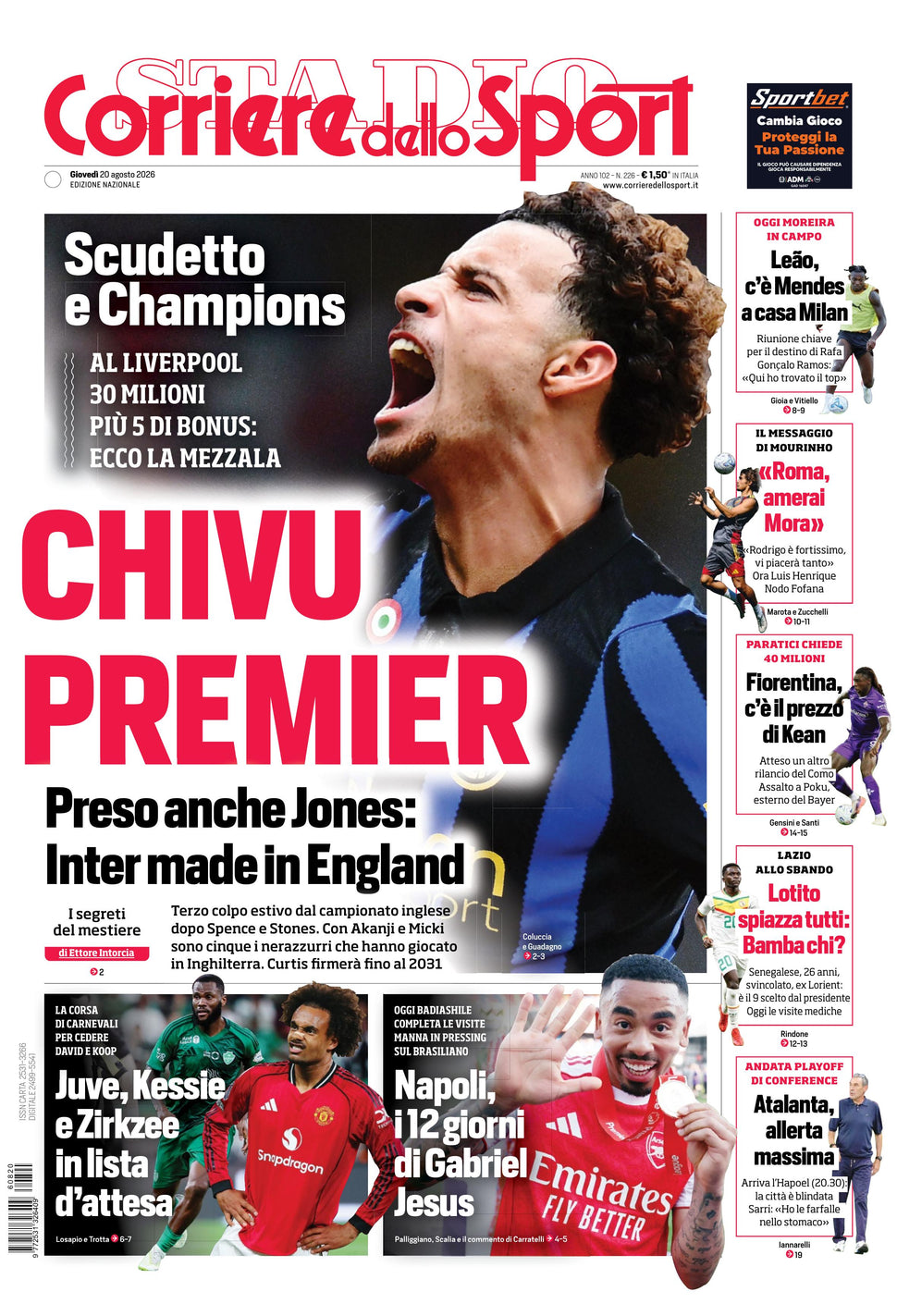 Nuovo Corriere dello Sport - Nazionale - 30 Giorni Full