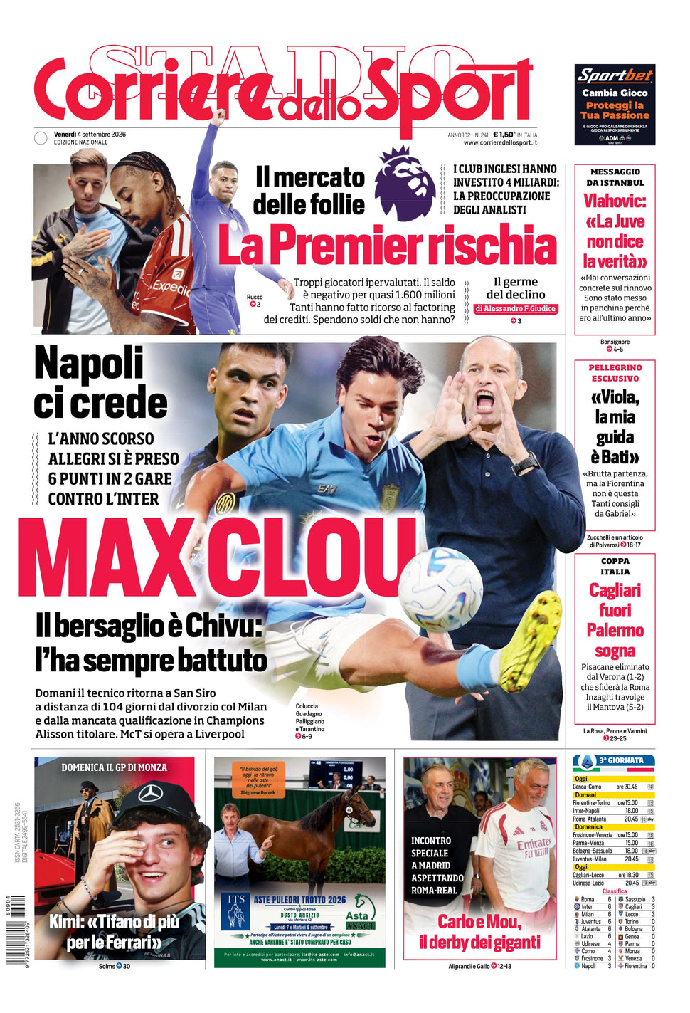 Corriere dello Sport - Nazionale - 30 Giorni