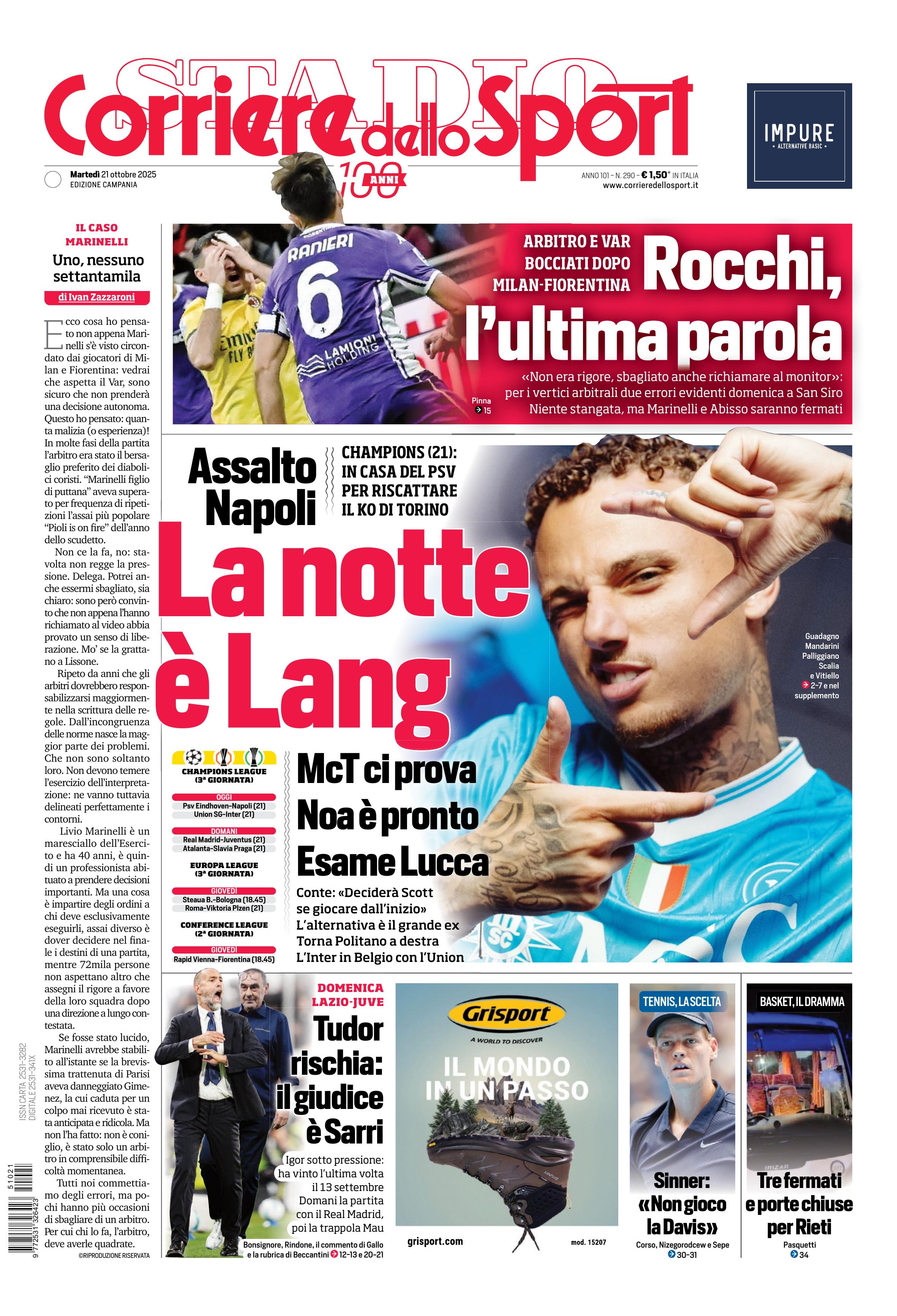 0823 Corriere dello Sport - Campania - 30 Giorni