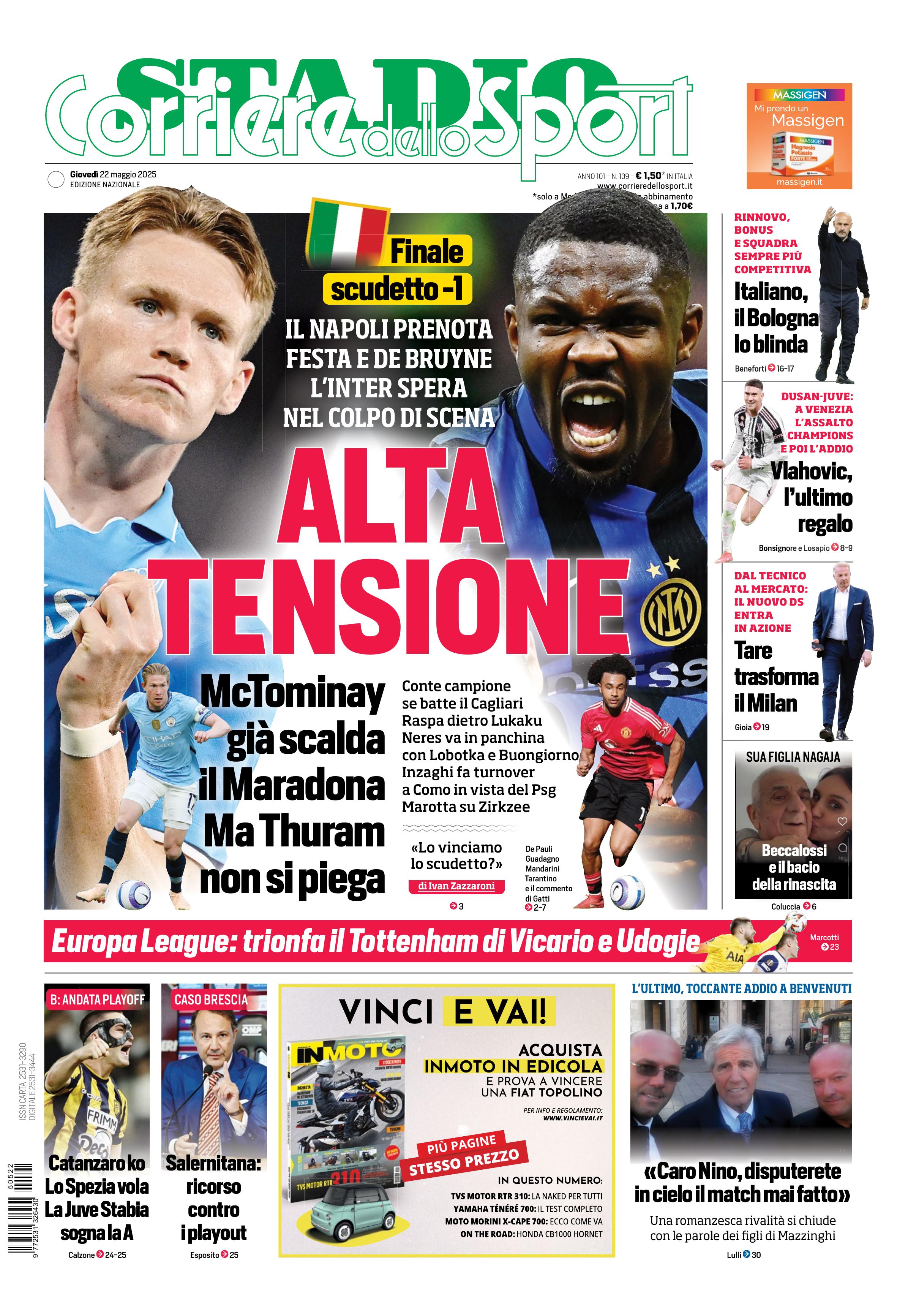 0823 Corriere dello Sport - Stadio - 30 Giorni