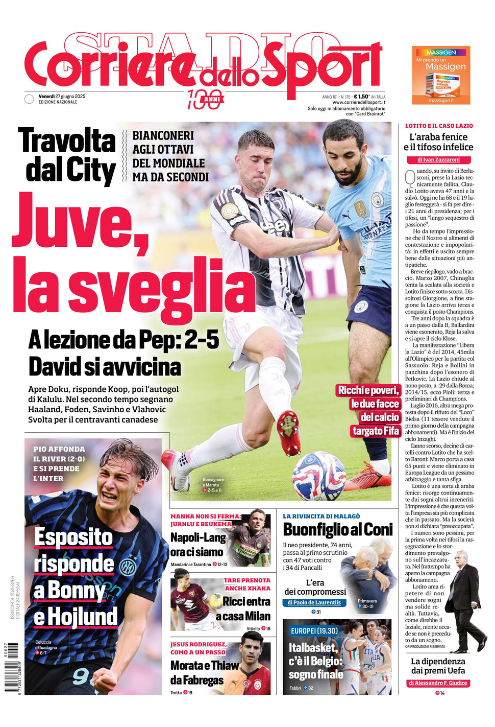 Corriere dello Sport - Nazionale - 30 Giorni