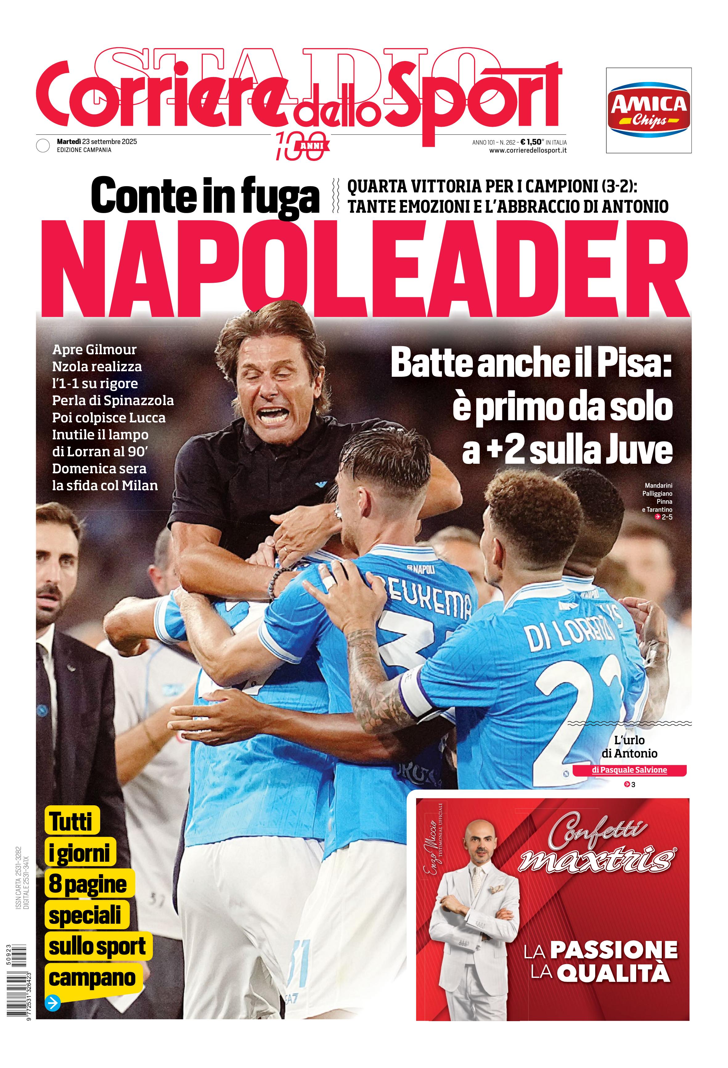 0823 Corriere dello Sport - Campania - 30 Giorni