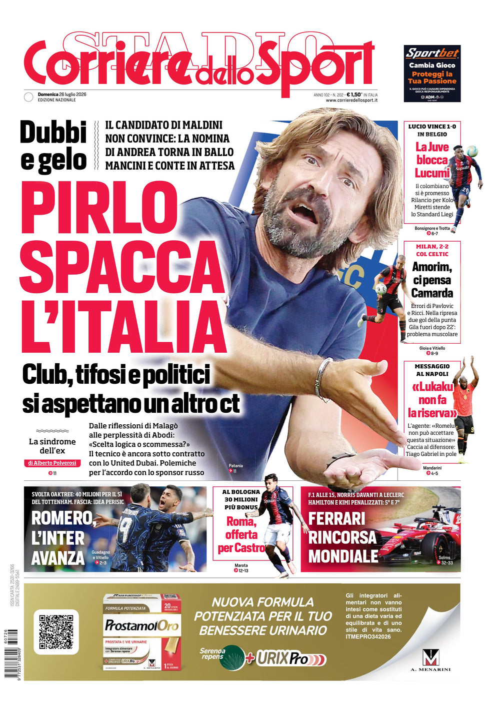 Corriere dello Sport - Nazionale - 30 Giorni