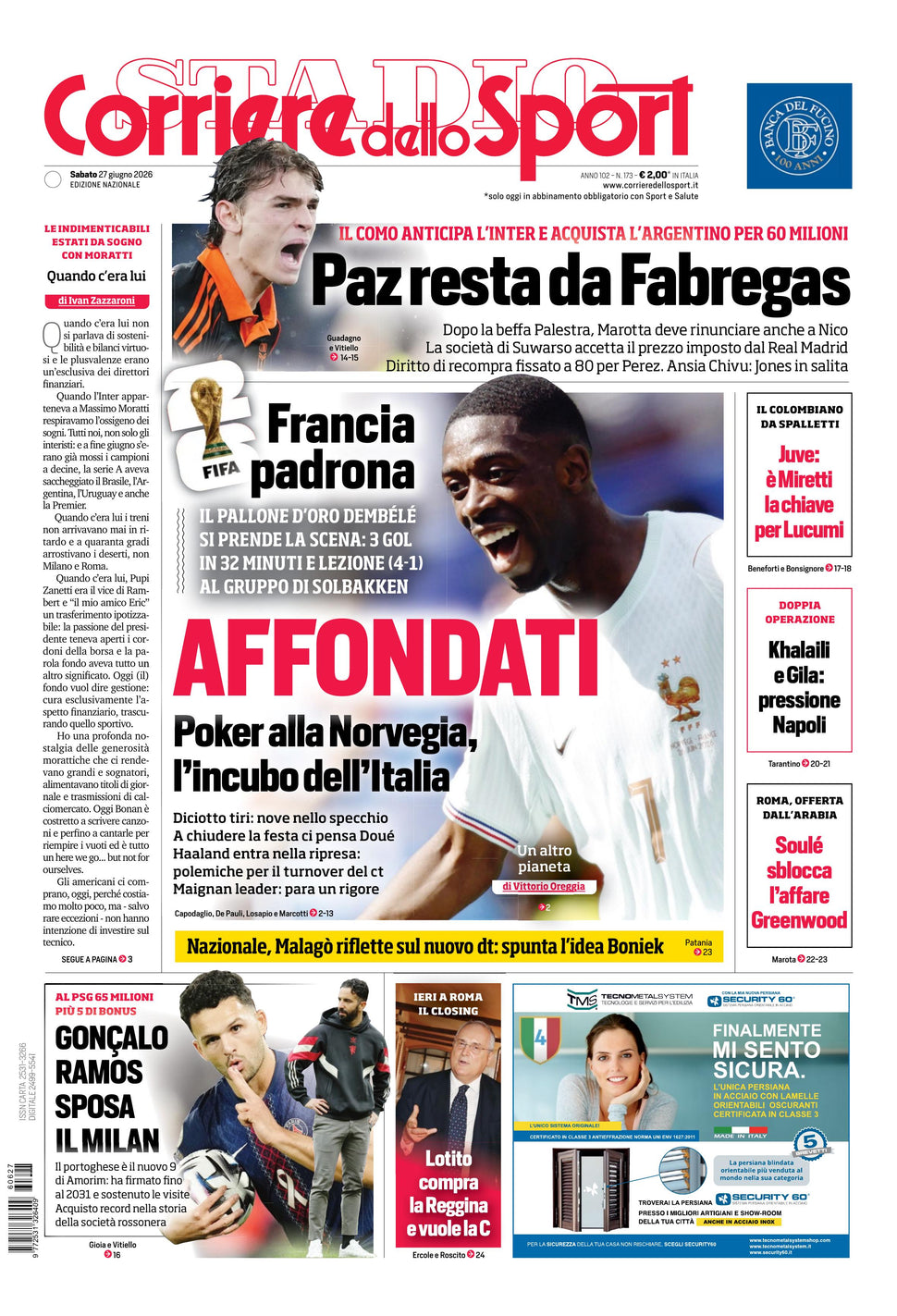 Corriere dello Sport - Nazionale - 30 Giorni