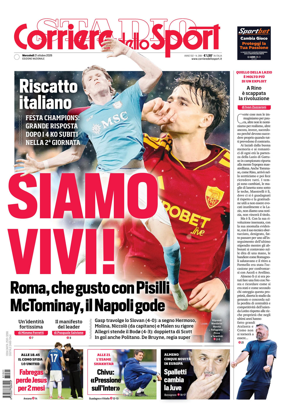 Corriere dello Sport - Nazionale - 30 Giorni