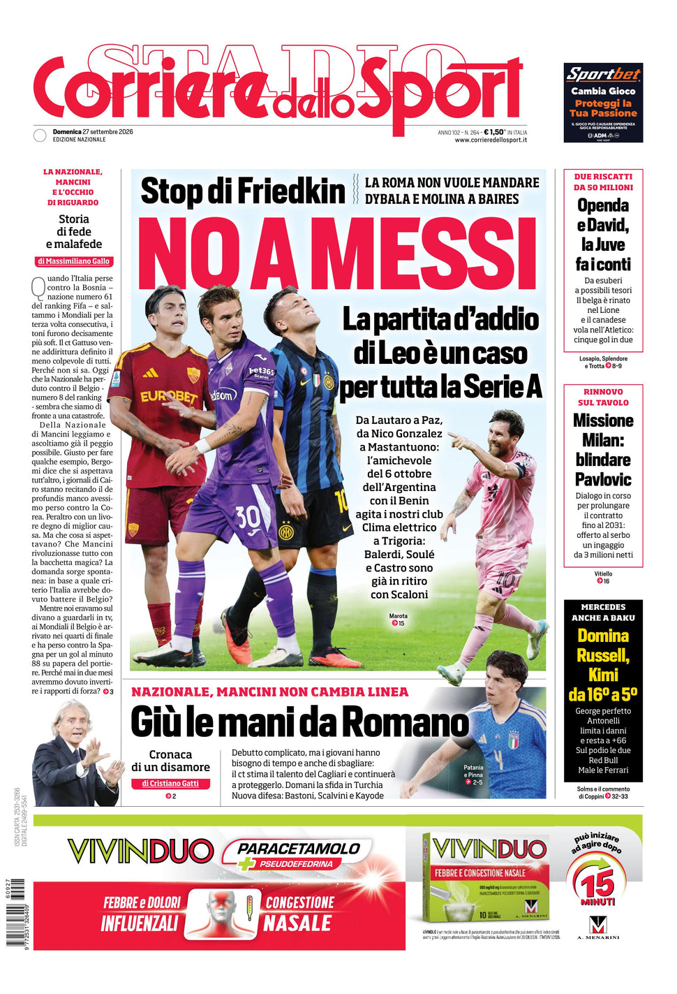 Corriere dello Sport - Nazionale - 30 Giorni