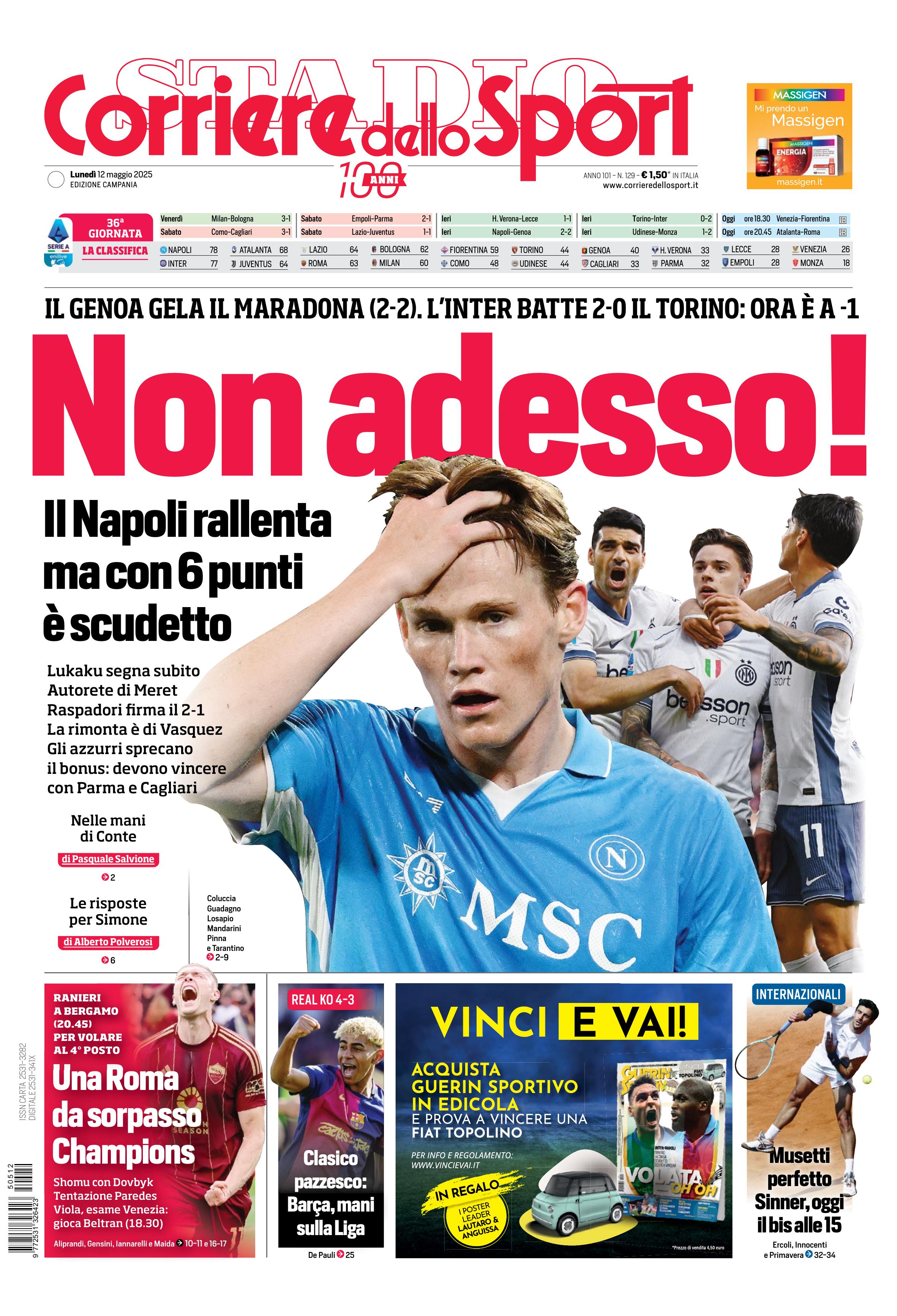 0823 Corriere dello Sport - Campania - 30 Giorni