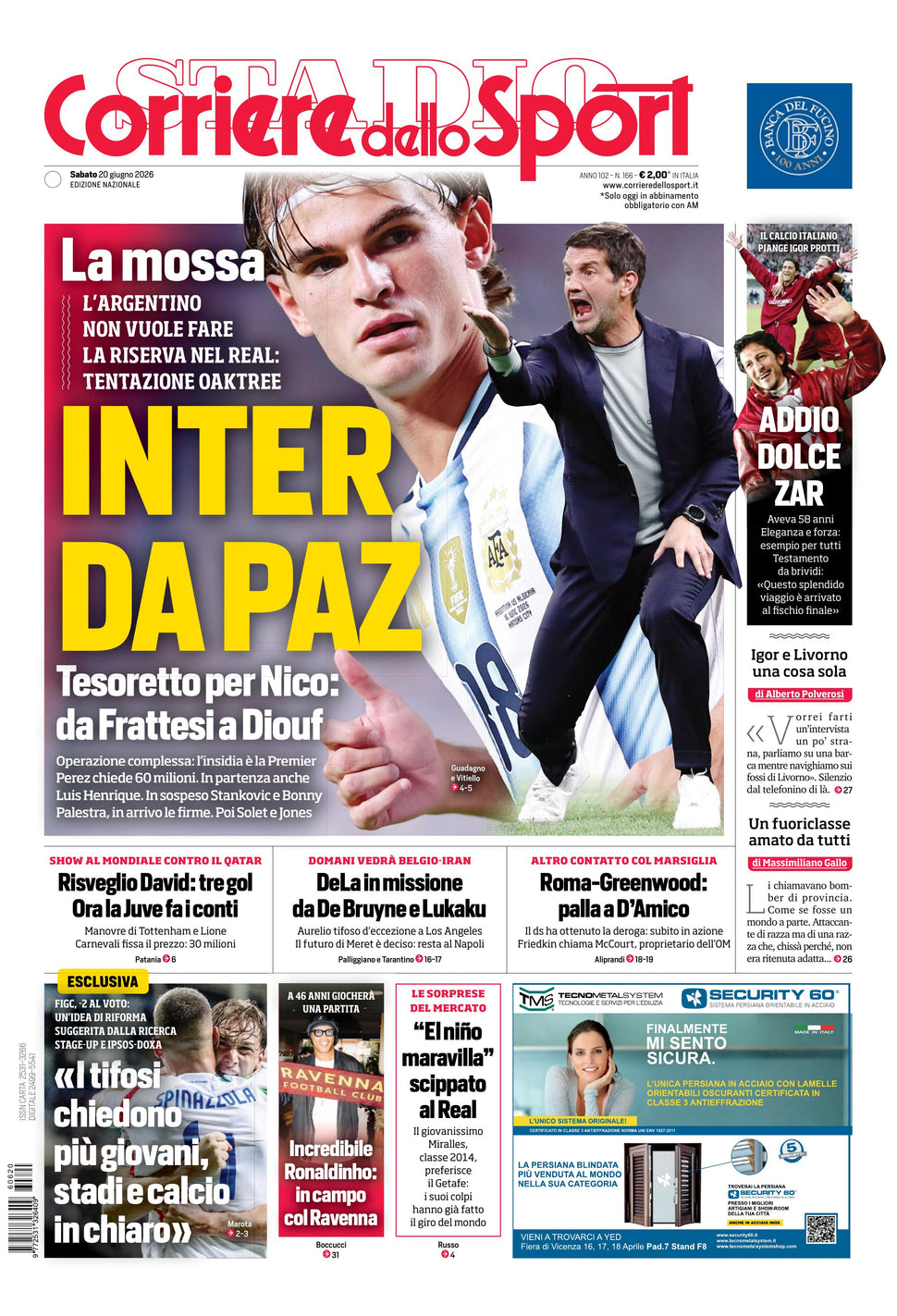 Corriere dello Sport - Nazionale - 30 Giorni