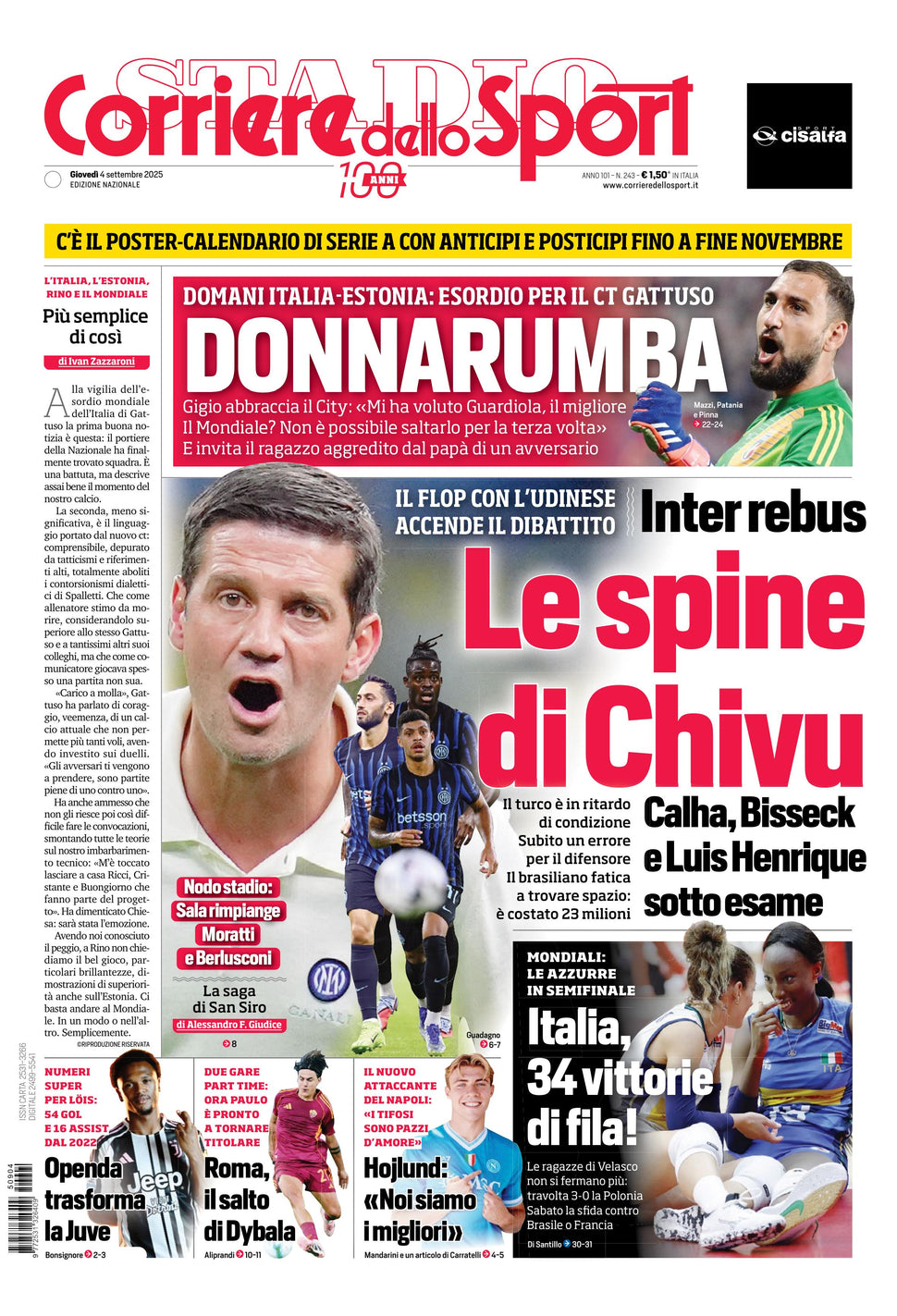 Corriere dello Sport - Nazionale - 30 Giorni