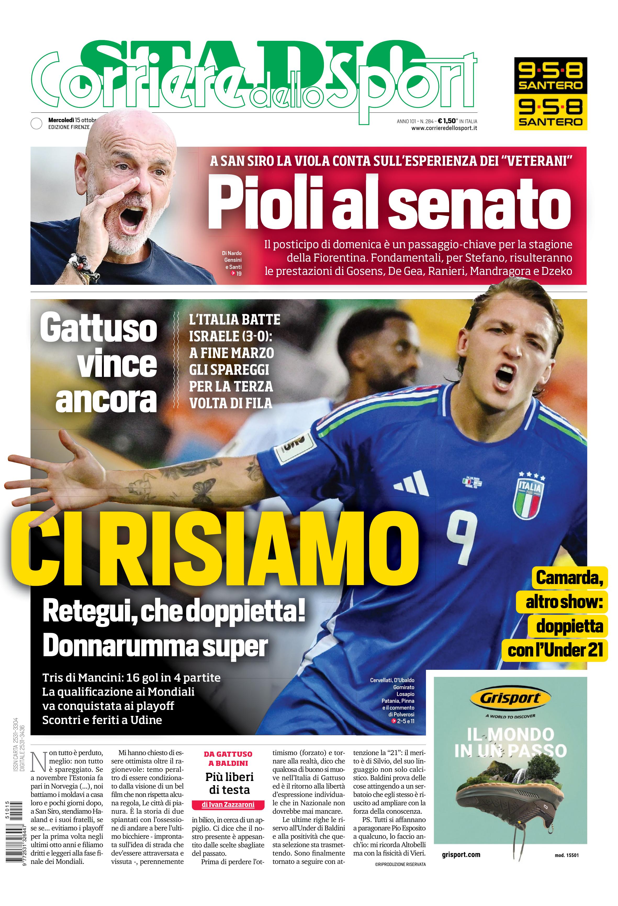 0823 Corriere dello Sport - Firenze - 30 Giorni