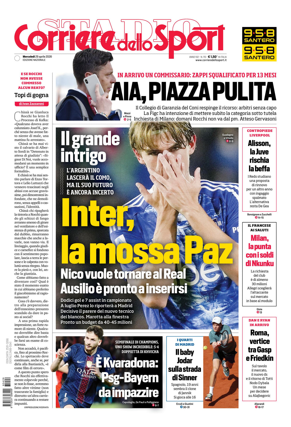 Corriere dello Sport - Nazionale - 30 Giorni