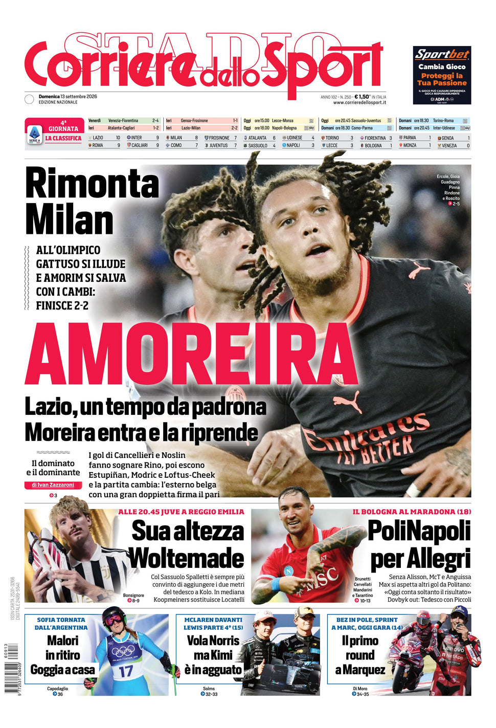 Corriere dello Sport - Nazionale - 30 Giorni